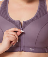 Power Adjustable  Padded Running Bra | Women's High Support Sports Bra  (Plus Size)