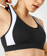 Sculpt Criss Cross Padded Gym Bra | Women's High Support Sports Bra (Plus Size)