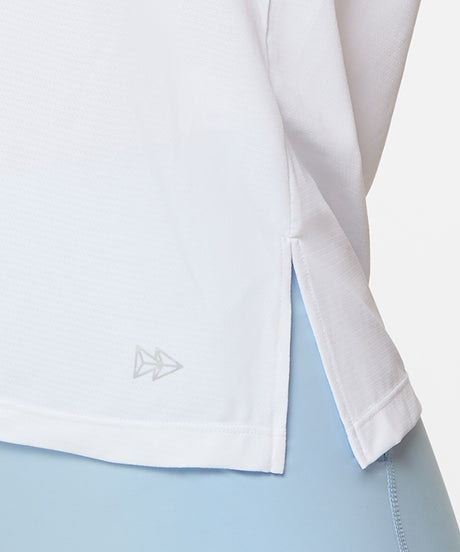 Echo Side Split Mesh T-shirt | Women's Sports T-shirt