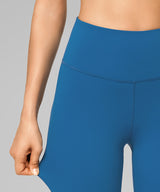 Echo High Waist Cropped Running Shorts 9 Inches | Women's High Support Sports Shorts