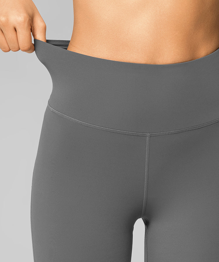 Echo High Waist Cropped Laufshorts 9 Zoll | Damen Sportshorts mit starkem Halt