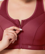 Power Adjustable  Padded Running Bra | Women's High Support Sports Bra  (Plus Size)