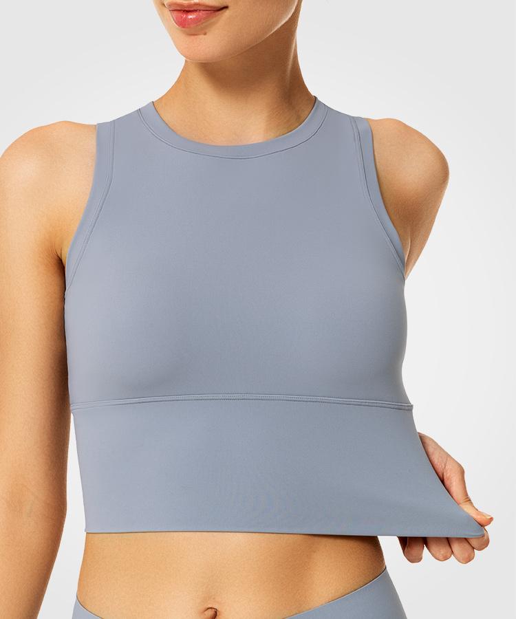 Womens wireless low impact yoga sports bra | Yvettesports