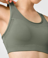 Shift Racerback Breathable Full-Coverage Running Bra | Women's High Support Sports Bra