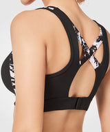 Sculpt Criss Cross Padded Gym Bra | Women's High Support Sports Bra