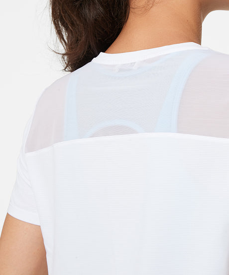 Echo Side Split Mesh T-shirt | Women's Sports T-shirt