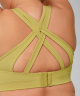 Power Cross Back gepolsterter Lauf-BH | Sport-BH mit starkem Halt für Damen (Übergröße)