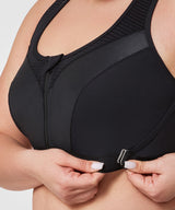Power Adjustable  Padded Running Bra | Women's High Support Sports Bra  (Plus Size)