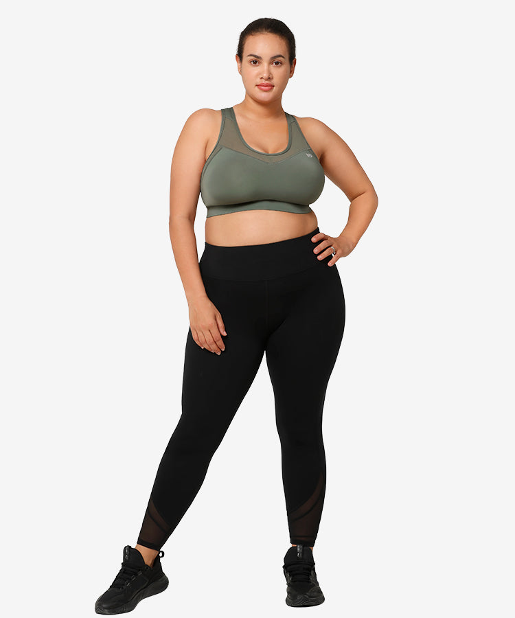 Shift Racerback Breathable Full-Coverage Running Bra | Women's High Support Sports Bra