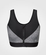 Zip-Front Unpadded High-Support Sports Bra | Women's High Support Sports Bra