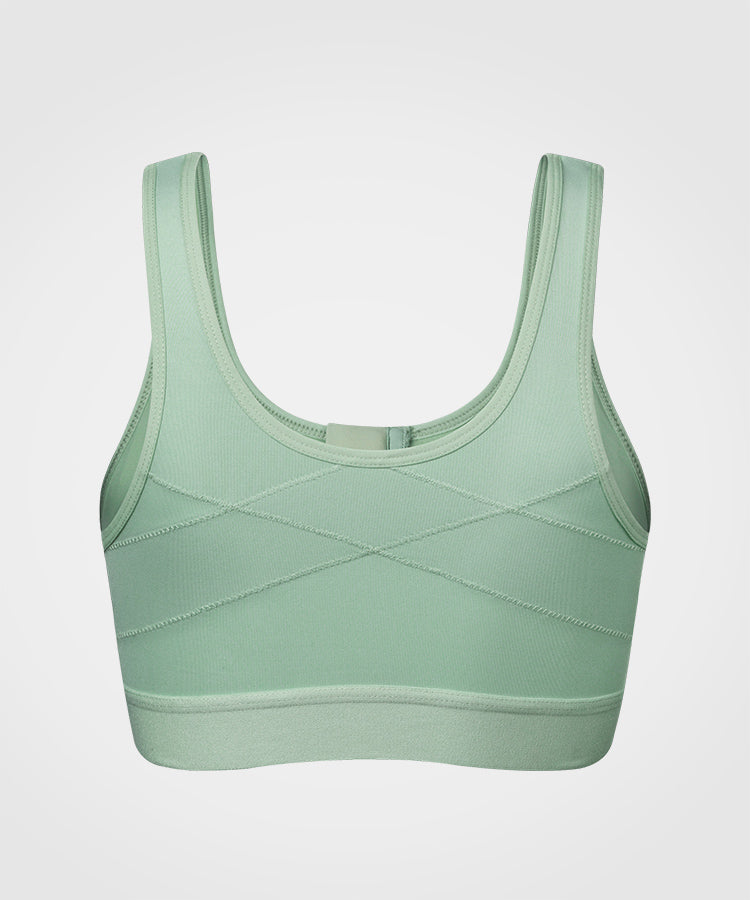 Power Classic Zip Running Bra  Women's High Support Sports Bra – Yvette