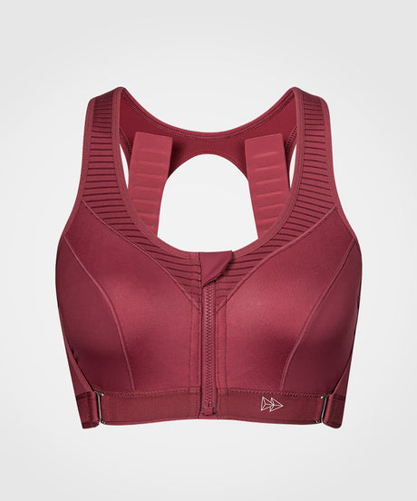Justerbar vadderad löpar-BH | Sport-BH med högt stöd för kvinnor (plus size)