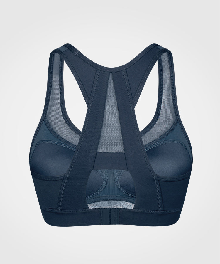 Shift V-Ausschnitt Mesh gepolsterter Lauf-BH | Damen Sport-BH mit starkem Halt
