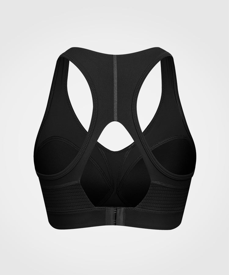 Womens mesh racerback high impact sports bra