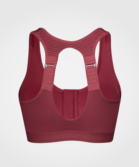 Justerbar vadderad löpar-BH | Sport-BH med högt stöd för kvinnor (plus size)