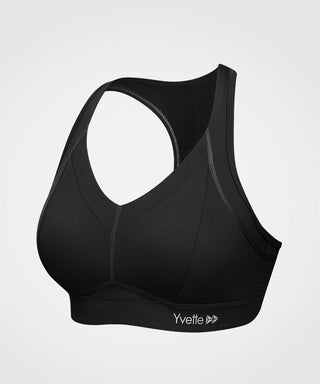 Womens mesh racerback high impact sports bra