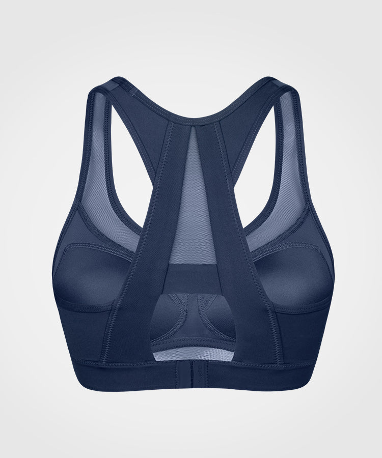 Shift V-Ausschnitt Mesh gepolsterter Lauf-BH | Damen Sport-BH mit starkem Halt