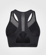 Sujetador para correr acolchado con espalda cruzada Power Mesh | Sujetador deportivo de sujeción alta para mujer (talla grande)