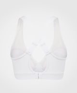 Power V-Neck Cross Back Padded Running Bra | Women's High Support Sports Bra (Plus Size)