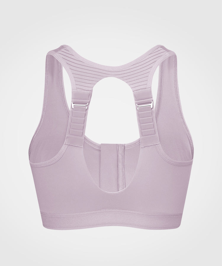 Power Adjustable  Padded Running Bra | Women's High Support Sports Bra  (Plus Size)