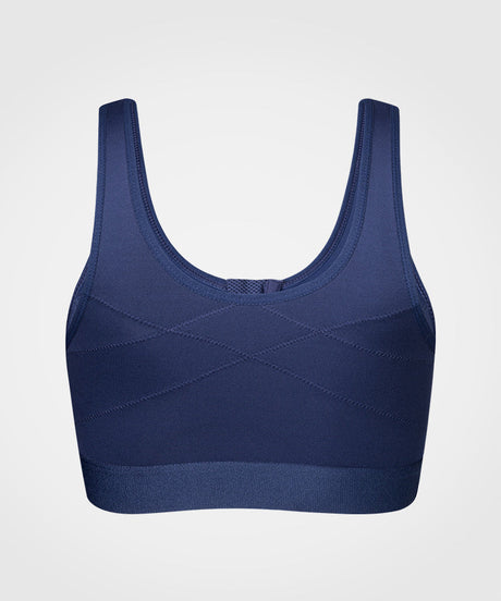 Power Classic Zip Running Bra | Women's High Support Sports Bra